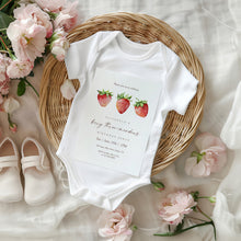 Load image into Gallery viewer, 0326 Strawberry berry three-mendous 3 years Birthday Invite, Editable Template, Digital Download
