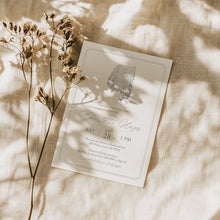 Load image into Gallery viewer, 2018 classic baby bonnet invitation
