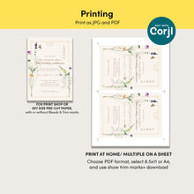 Load image into Gallery viewer, 0322 Korean 70th Birthday Invitation, Traditional Design, Editable Template for Chil-Soon, Digital download
