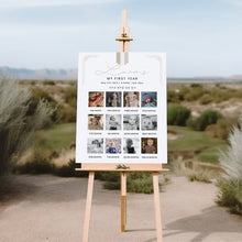 Load image into Gallery viewer, 0321 Beige Korean Doljanchi 1st Birthday Photo Milestone Sign (Digital Download)
