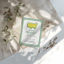 Load image into Gallery viewer, 0311 green golf masters birthday invitation 2 template
