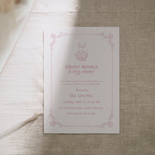 Load image into Gallery viewer, Hand-Drawn Easter Brunch Invitation, Egg Hunt Party, Spring Family or Church Gathering 0805
