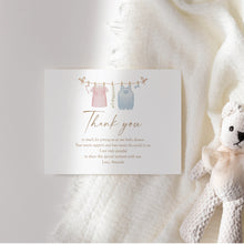 Load image into Gallery viewer, Pink Blue Gender Reveal Baby Shower Invitation Template Bundle (Digital Download) 2031
