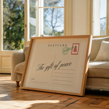 Load image into Gallery viewer, Christmas Postcard Gift of Peace Art Print 13-227
