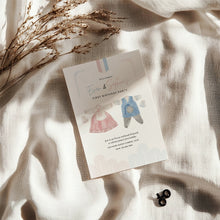 Load image into Gallery viewer, 0304 Korean Twins Hanbok 1st birthday Dol invitation Template
