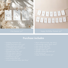 Load image into Gallery viewer, 03081 blue silly goose birthday party template bundle

