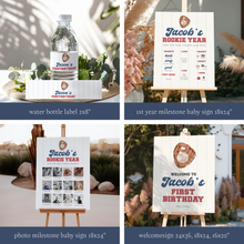 Load image into Gallery viewer, 0315 rookie of the year baseball first birthday party bundle
