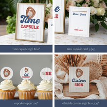 Load image into Gallery viewer, 0315 rookie of the year baseball first birthday party bundle
