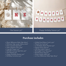 Load image into Gallery viewer, 0315 rookie of the year baseball first birthday party bundle
