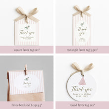 Load image into Gallery viewer, 0323 Pink T-Rex 1st Birthday Party Template Bundle (Digital Download)
