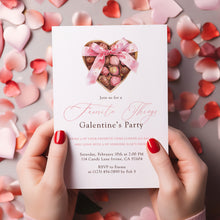 Load image into Gallery viewer, 0801 Pink Valentines Party Favorite Things Invite, Gift Exchange, Galentine's Ladies Night, Digital Download
