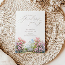 Load image into Gallery viewer, Mother’s Day Brunch Invitation Floral Garden Tea Party Editable Template 0806
