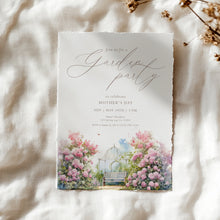 Load image into Gallery viewer, Mother’s Day Brunch Invitation Floral Garden Tea Party Editable Template 0806
