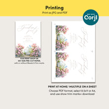 Load image into Gallery viewer, Mother’s Day Brunch Invitation Floral Garden Tea Party Editable Template 0806
