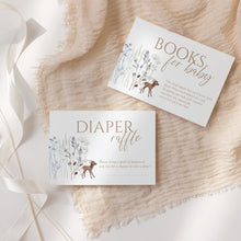 Load image into Gallery viewer, 2024 Christmas Winter Deer Baby Shower Invitation Set | Woodland Theme
