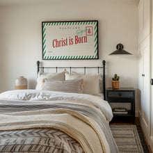 Load image into Gallery viewer, Christ is Born Vintage Postcard Art Print 13-227
