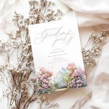 Load image into Gallery viewer, Mother’s Day Brunch Invitation Floral Garden Tea Party Editable Template 0806
