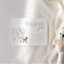 Load image into Gallery viewer, 2024 Christmas Winter Deer Baby Shower Invitation Set | Woodland Theme
