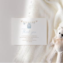 Load image into Gallery viewer, Blue baby elephant Baby Shower Invitation Bundle (Digital Download) 2031
