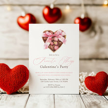 Load image into Gallery viewer, 0801 Pink Valentines Party Favorite Things Invite, Gift Exchange, Galentine's Ladies Night, Digital Download
