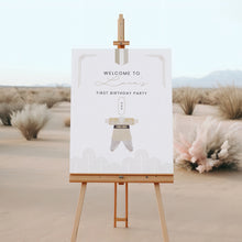 Load image into Gallery viewer, 0321 Korean Doljanchi Welcome Sign, 1st Birthday Party, Hanbok boy Digital Poster (Digital download)
