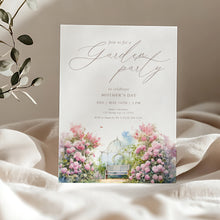Load image into Gallery viewer, Mother’s Day Brunch Invitation Floral Garden Tea Party Editable Template 0806
