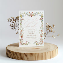 Load image into Gallery viewer, Floral Easter Brunch Invitation, Spring Church Gathering, Family Lunch Party Invite 0805
