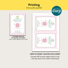 Load image into Gallery viewer, 0313 pink golf masters invitation template
