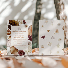 Load image into Gallery viewer, 2019 little pumpkin baby shower invitation template
