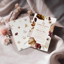 Load image into Gallery viewer, 2019 little pumpkin baby shower invitation template
