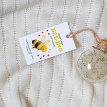 Load image into Gallery viewer, 08012 Thanks for Bee-ing My Friend Valentine Gift Tag Template, Digital Download
