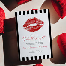 Load image into Gallery viewer, 0801 Galentine Night Out Party Invite, Valentines ladies Party, Editable Template, Digital Download
