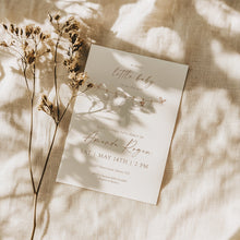 Load image into Gallery viewer, Gender Neutral Baby Suite Shower Invitation | Boho Teddy Bear Watercolor Suite | Digital Download 2031
