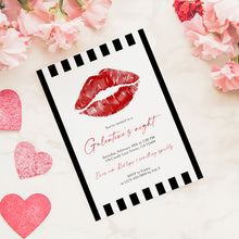 Load image into Gallery viewer, 0801 Galentine Night Out Party Invite, Valentines ladies Party, Editable Template, Digital Download
