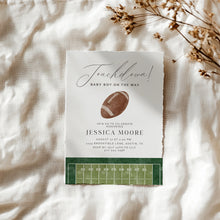 Load image into Gallery viewer, 2032 Touchdown Football Sports Baby Boy Shower Invite, Editable Template, Digital Download

