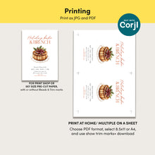 Load image into Gallery viewer, 2033 Christmas Brunch Invite, Friendsmas Bake &amp; Brunch Party, Editable Digital Download
