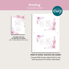 Load image into Gallery viewer, Pink Snowflake Winter Baby Shower Invitation Set, Christmas Baby Shower Mini Bundle Printable, Holiday Baby Shower Invite Diaper Raffle Books for Baby 2024
