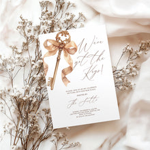 Load image into Gallery viewer, 2035 We Got the Keys Housewarming Invite, Moving Announcement, Editable Template, Digital Download
