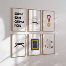Load image into Gallery viewer, Jujitsu Wall Art Set of 6 Prints 07-361
