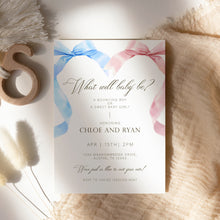Load image into Gallery viewer, Corjl editable what will baby be invitation 2014
