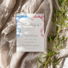 Load image into Gallery viewer, Corjl editable what will baby be invitation 2014
