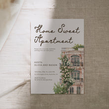 Load image into Gallery viewer, 2035 Home Sweet Apartment Housewarming Party Invite, Moving Announcement, digital download
