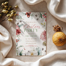 Load image into Gallery viewer, 2033 Christmas Winter Holiday Party Invite, Digital Download, Friendsmas Invitation Editable Template
