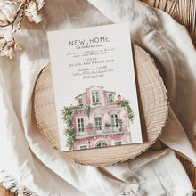 Load image into Gallery viewer, 2035 Pink New Home Celebration Housewarming Party Invite, Moving Announcement, Editable template, Digital Download
