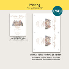 Load image into Gallery viewer, 2024 Winter Baby Shower Invitation, It Takes a Village Theme, Christmas Holiday Baby Shower, Editable Template
