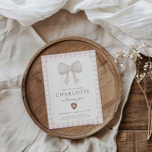 Load image into Gallery viewer, 0314 baseball bow birthday template
