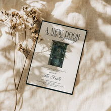 Load image into Gallery viewer, 2035 Editable Housewarming Party Invite, Moving Announcement, Editable template, Digital Download
