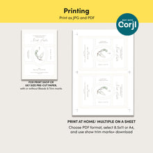 Load image into Gallery viewer, 0501 dove baptism invitation template
