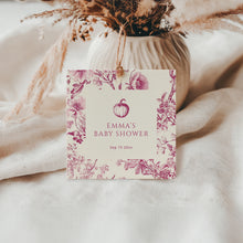 Load image into Gallery viewer, 2019 Burgundy pumpkin favor tag template
