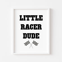 Load image into Gallery viewer, Watercolor car racer individual  art print (choose your print) 07-31704
